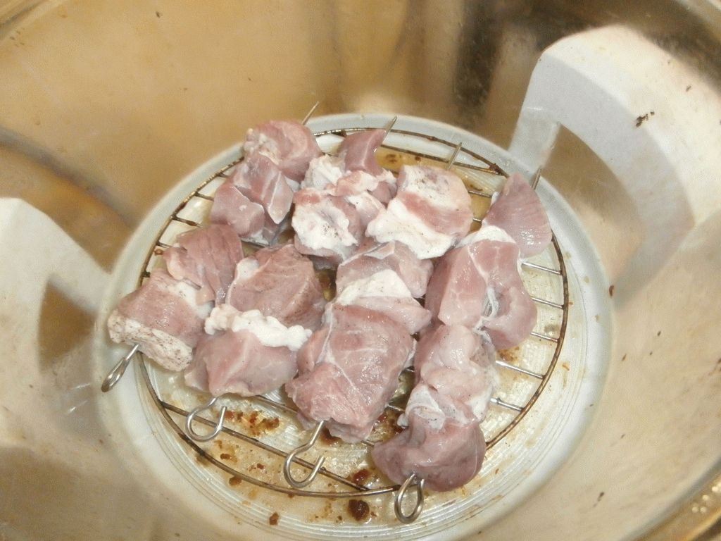 Шашлык в аэрогриле из свинины рецепт с фото